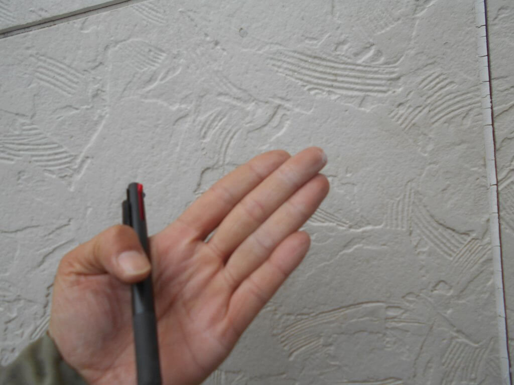 外壁のチョーキング現象